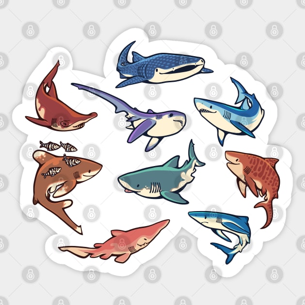 Sharks Sticker by Colordrilos